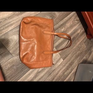 Tan Fossil tote Large